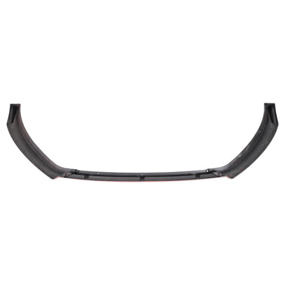 2014-2017 Volkswagen Golf Glossy Black/Red Trim 3PC Front Bumper Lip Splitter Kit