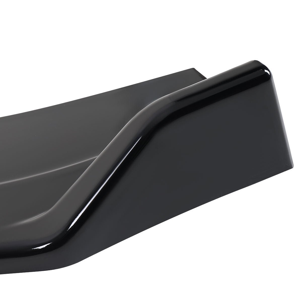2014-2020 Volkswagen Golf GTI/R/R-Line Glossy Black Polypropylene 3PC Front Bumper Lip Set