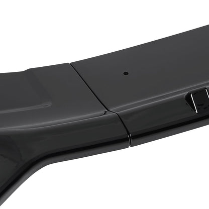 2014-2020 Volkswagen Golf GTI/R/R-Line Glossy Black Polypropylene 3PC Front Bumper Lip Set