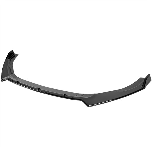 2014-2020 Volkswagen Golf GTI/R/R-Line Glossy Black Polypropylene 3PC Front Bumper Lip Set