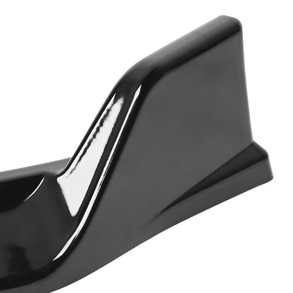 2017-2018 Hyundai Elantra Glossy Black Polypropylene 3PC Bumper Lip
