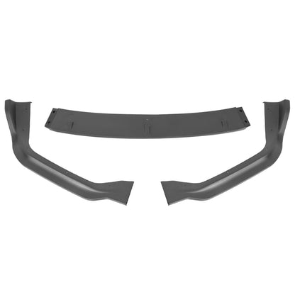 2014-2016 Lexus IS250 F-Sport Matte Black 3PC Front Bumper Lip Splitter Kit