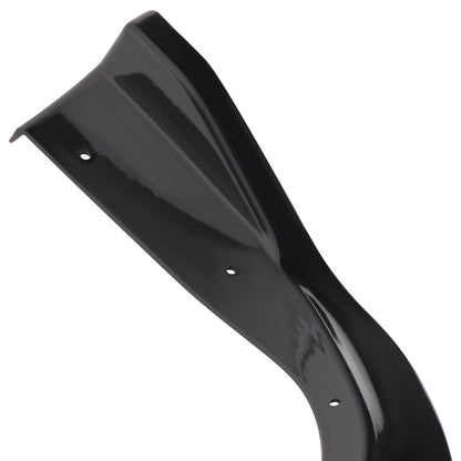 2014-2016 Lexus IS250 F-Sport Glossy Black/Red Trim 3PC Front Bumper Lip Splitter Kit