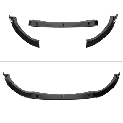 2016-2025 Mazda Miata MX-5 Glossy Black 3PC Front Bumper Lip Splitter Kit