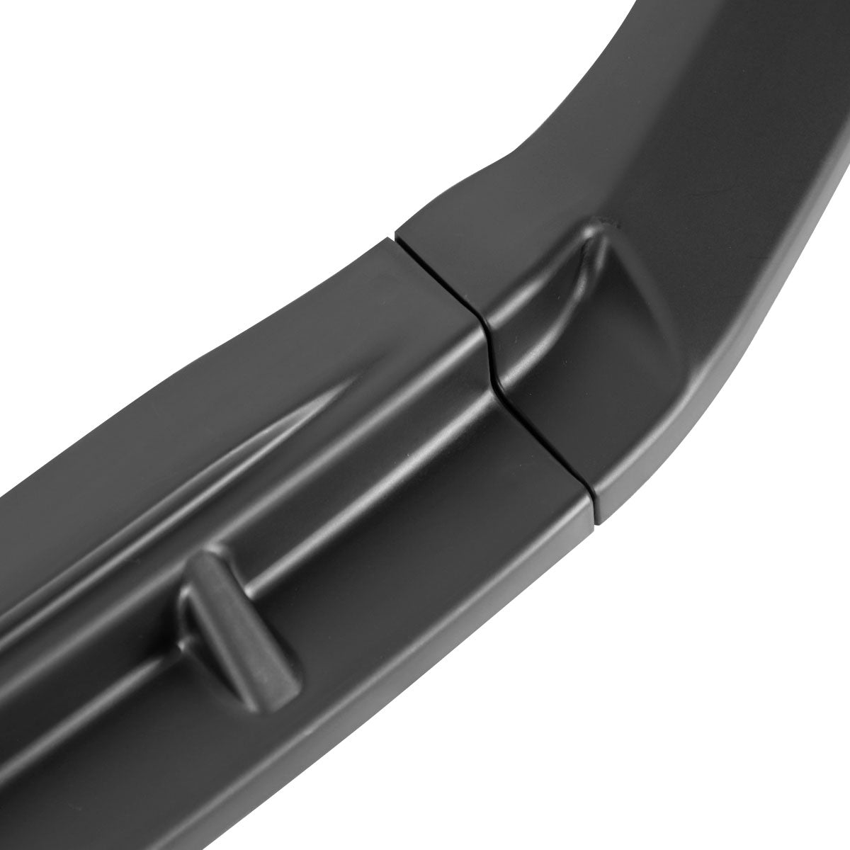 2013-2014 Ford Mustang Matte Black 3PC Front Bumper Lip Splitter Kit
