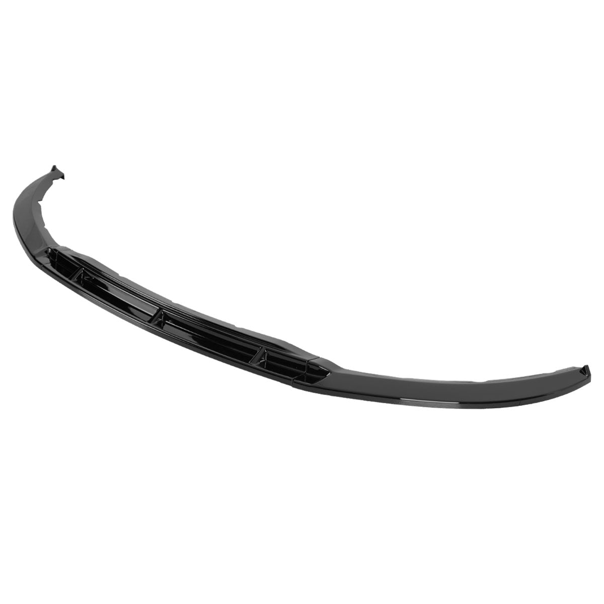 2013-2014 Ford Mustang Glossy Black 3PC Front Bumper Lip Splitter Kit