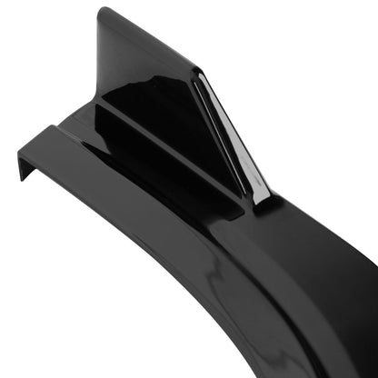 2010-2011 Mazda 3 S-Sport Glossy Black 3PC Front Bumper Lip Splitter Kit