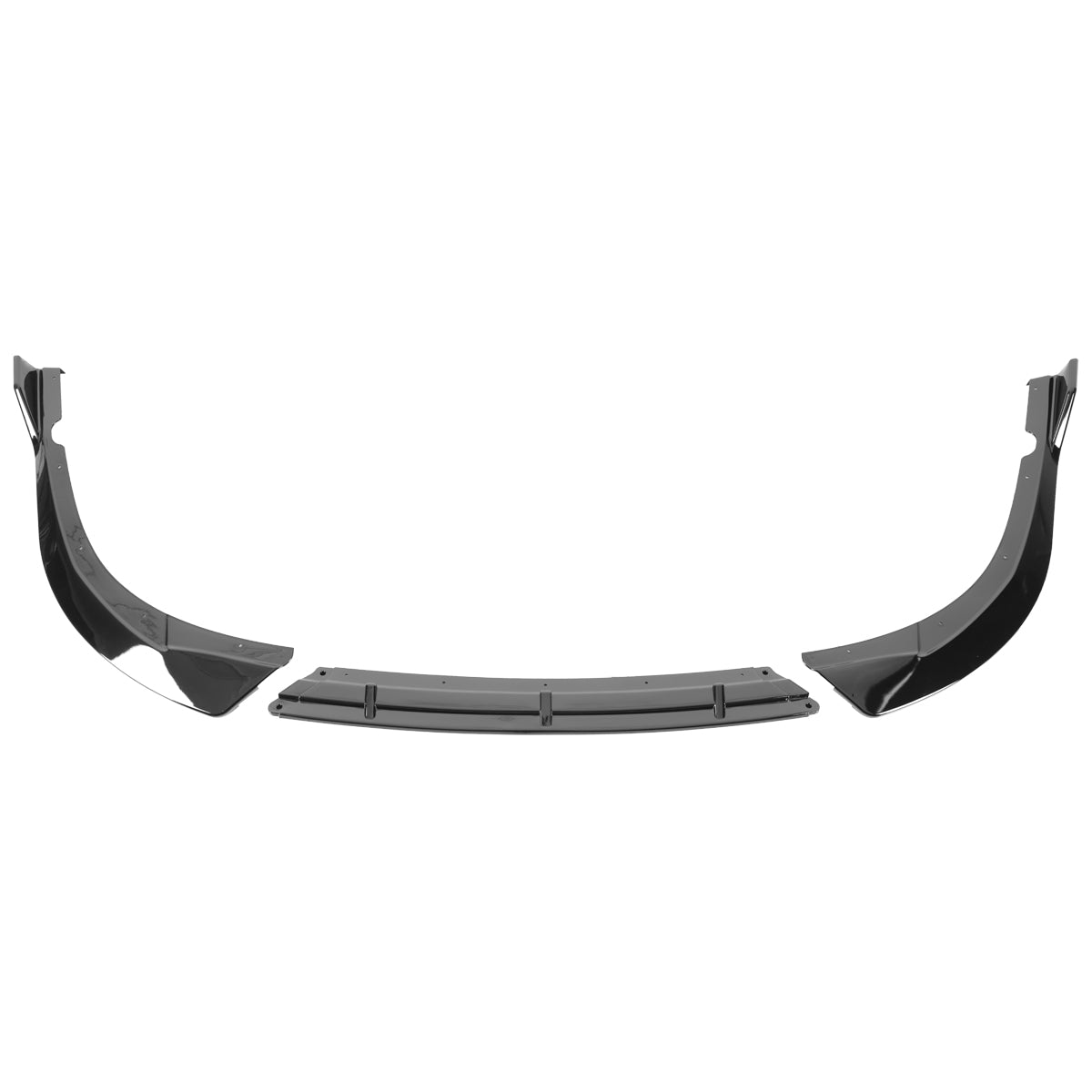 2016-2018 Kia Optima SXL Glossy Black 3PC Front Bumper Lip Splitter Kit