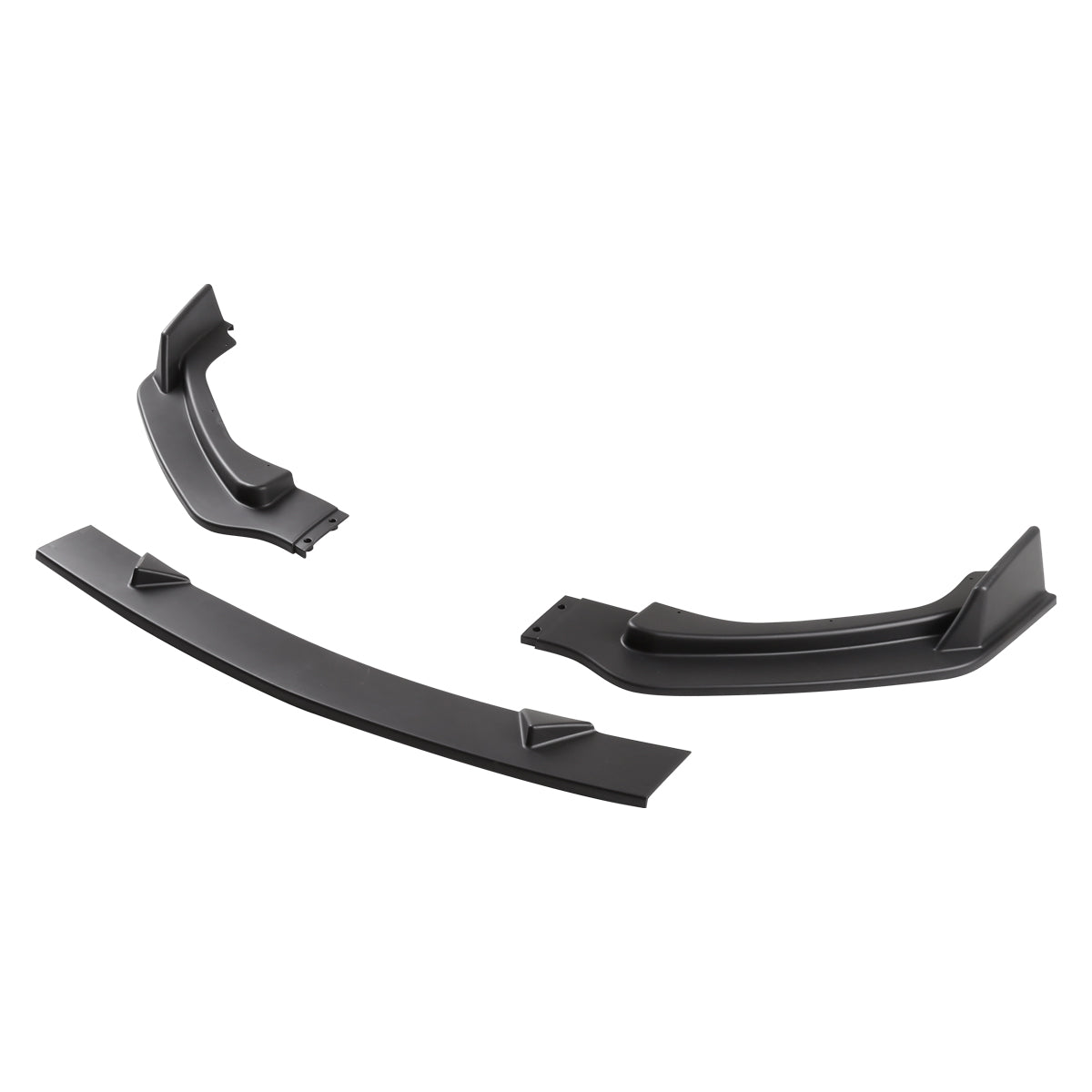 2014-2017 Infiniti Q50 Matte Black Polypropylene 3PC Bumper Lip
