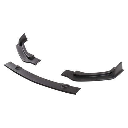 2014-2017 Infiniti Q50 Matte Black Polypropylene 3PC Bumper Lip