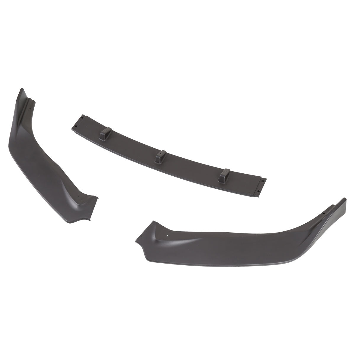 2016-2019 Nissan Sentra Matte Black Polypropylene 3PC Bumper Lip