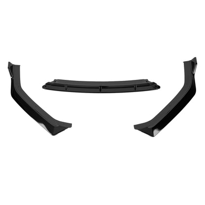 2018-2019 Hyundai Sonata Glossy Black 3PC Front Bumper Lip Splitter Kit