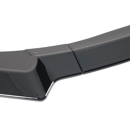 2018-2021 Kia Stinger Glossy Black 3PC Front Bumper Lip Splitter Kit