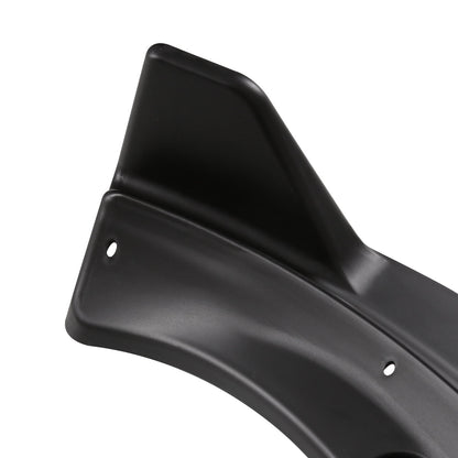 2017-2020 Tesla Model 3 Matte Black Polypropylene 3PC Bumper Lip