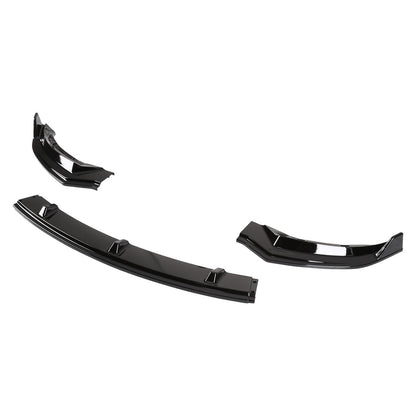2017-2020 Tesla Model 3 Glossy Black Polypropylene 3PC Bumper Lip