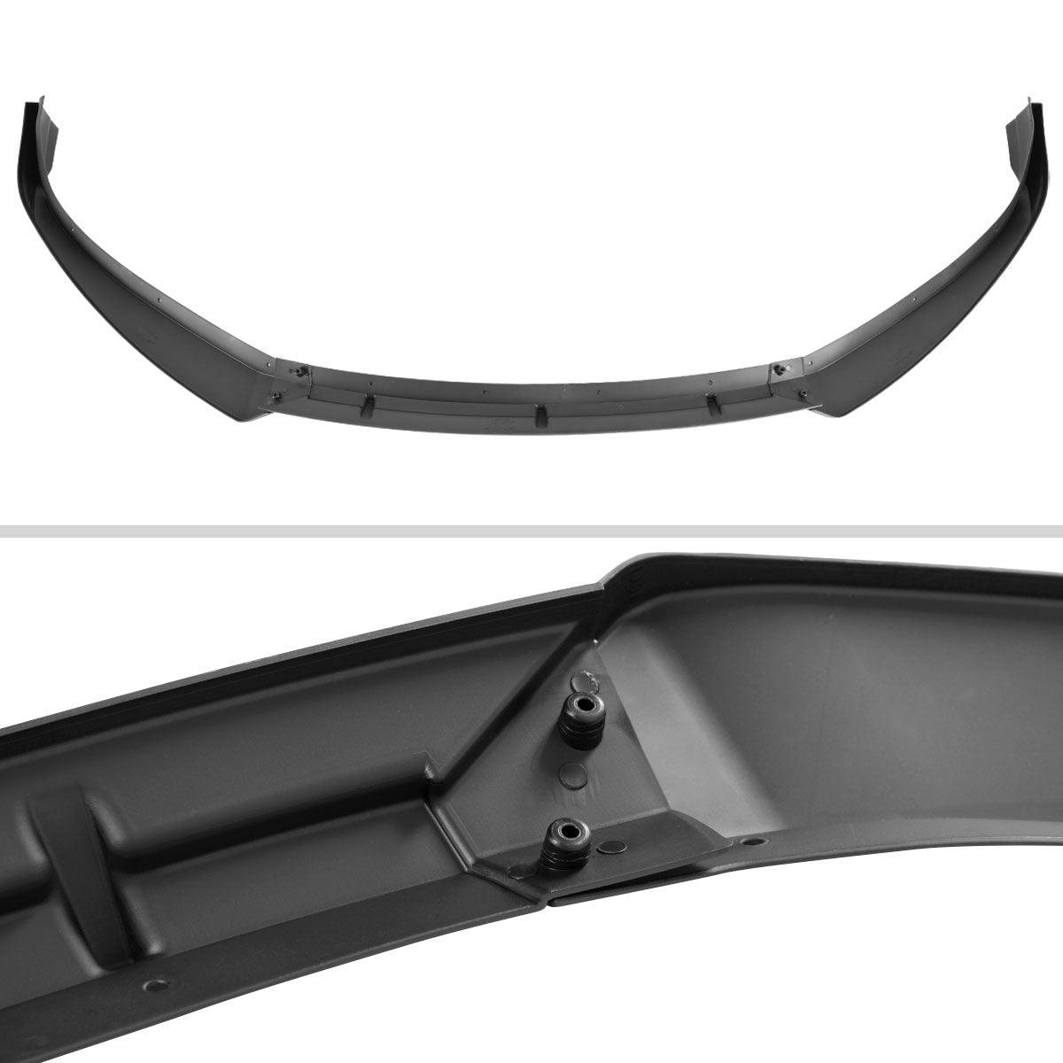 2016-2020 Tesla Model S Matte Black 3PC Front Bumper Lip Splitter Kit