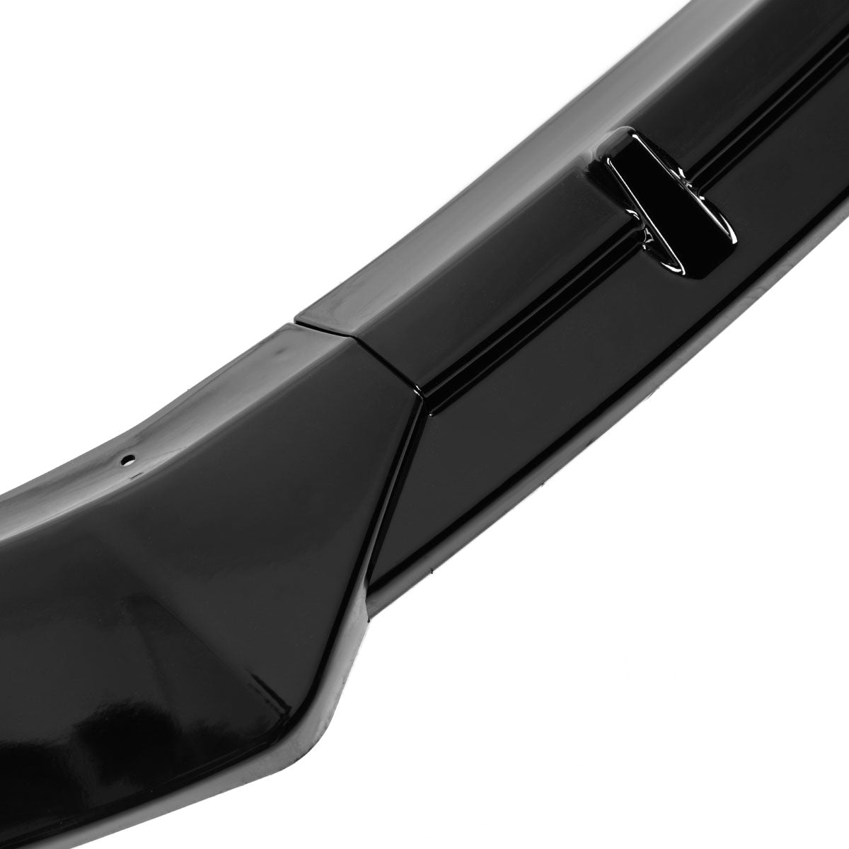 2016-2020 Tesla Model S Glossy Black 3PC Front Bumper Lip Splitter Kit