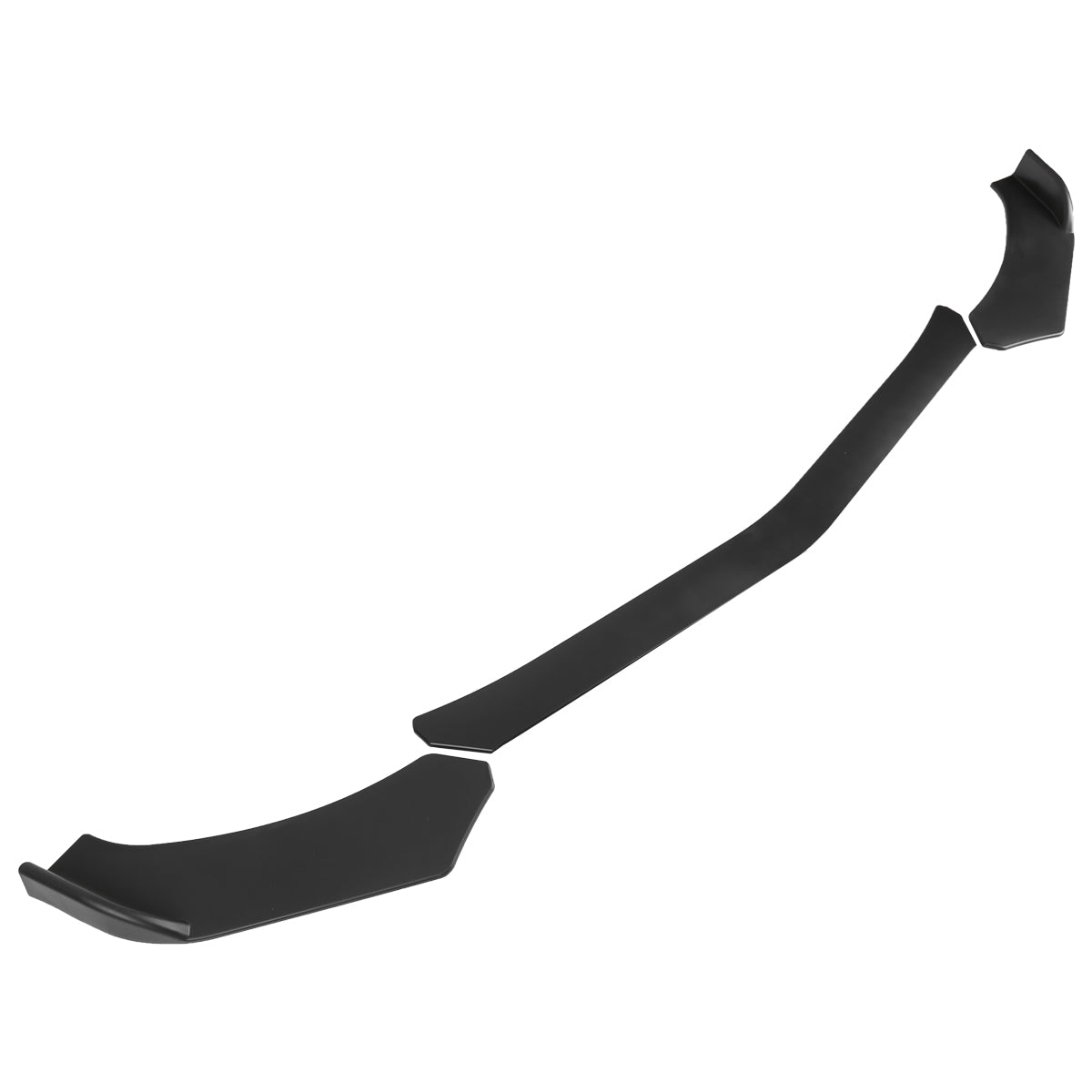 Universal Matte Black Polypropylene 3PC Bumper Lip