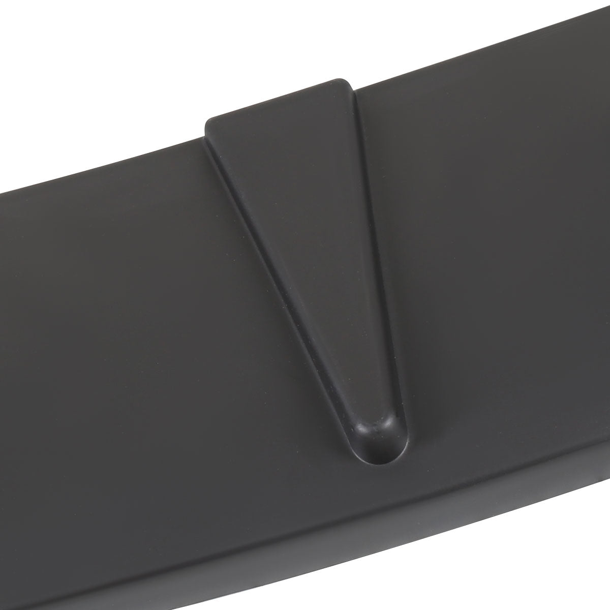 Universal Matte Black Polypropylene 3PC Bumper Lip Set