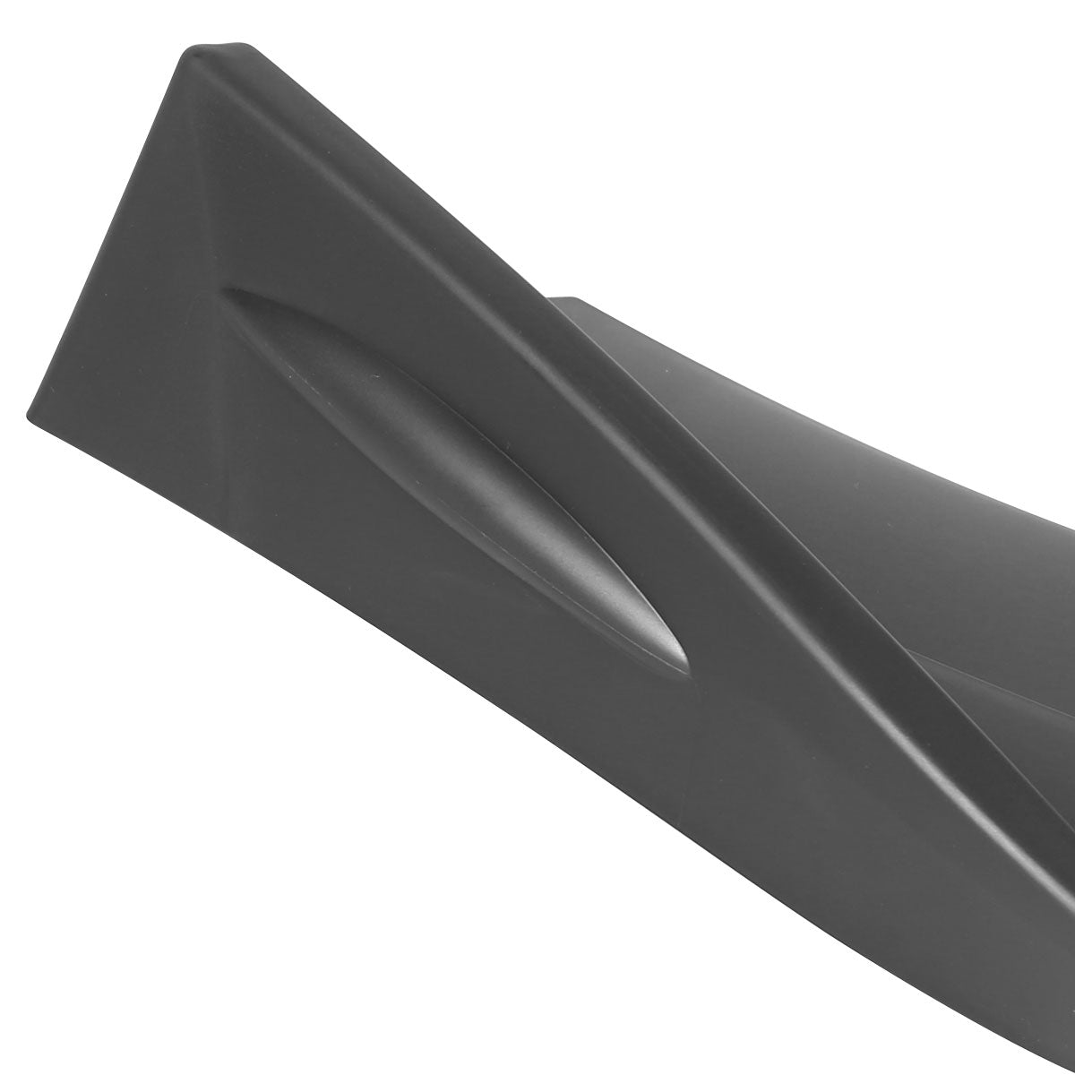 Universal Matte Black Polypropylene 3PC Bumper Lip Set