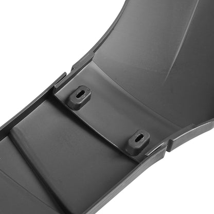 Universal Matte Black Polypropylene 3PC Bumper Lip Set