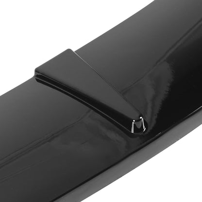 Universal Glossy Black Polypropylene 3PC Bumper Lip Set