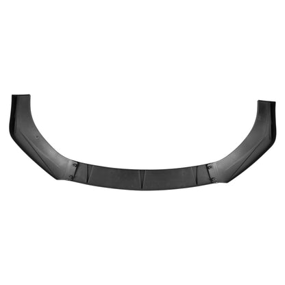 Universal Glossy Black Polypropylene 3PC Bumper Lip Set
