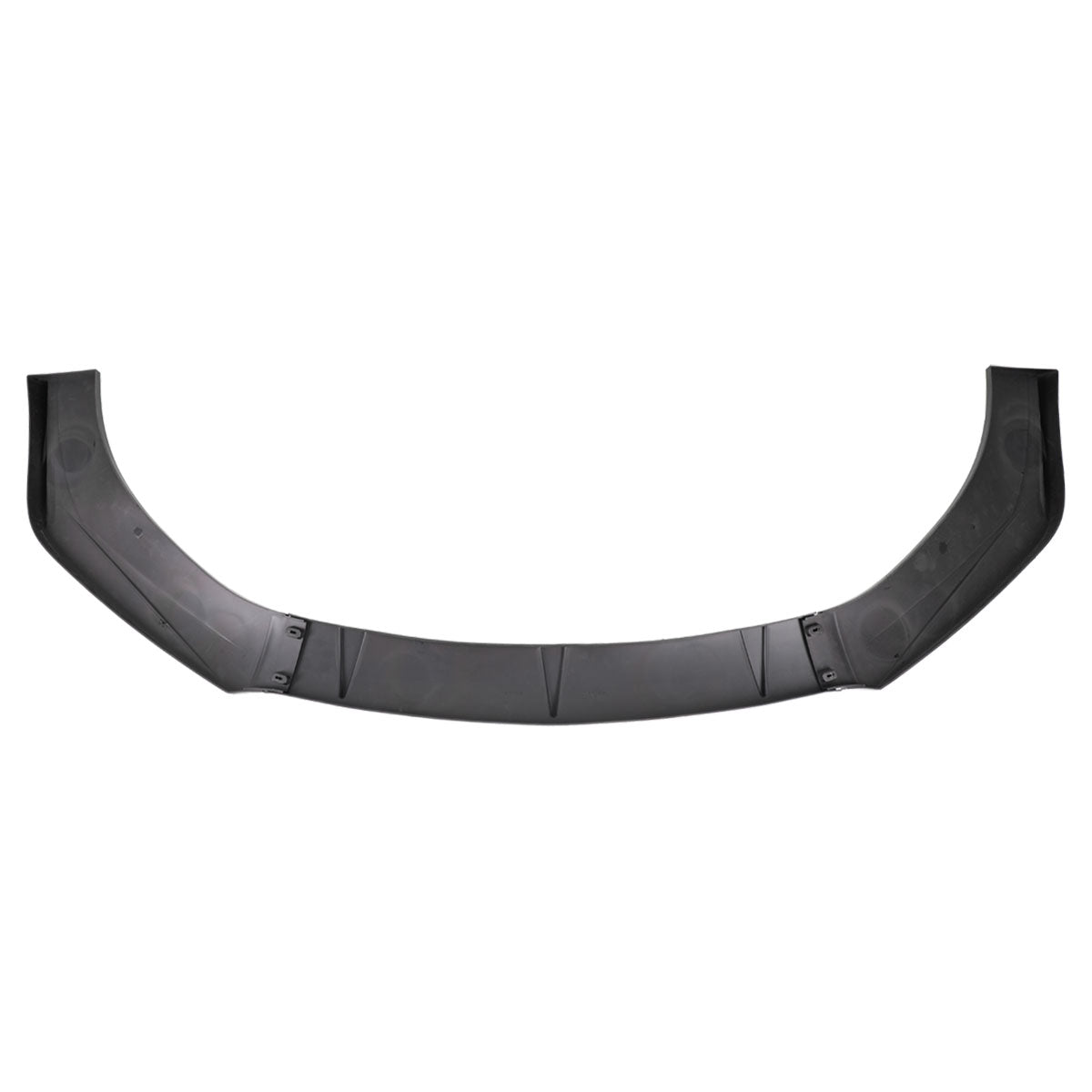 Universal Glossy Black/Red Trim Polypropylene 3PC Bumper Lip Set