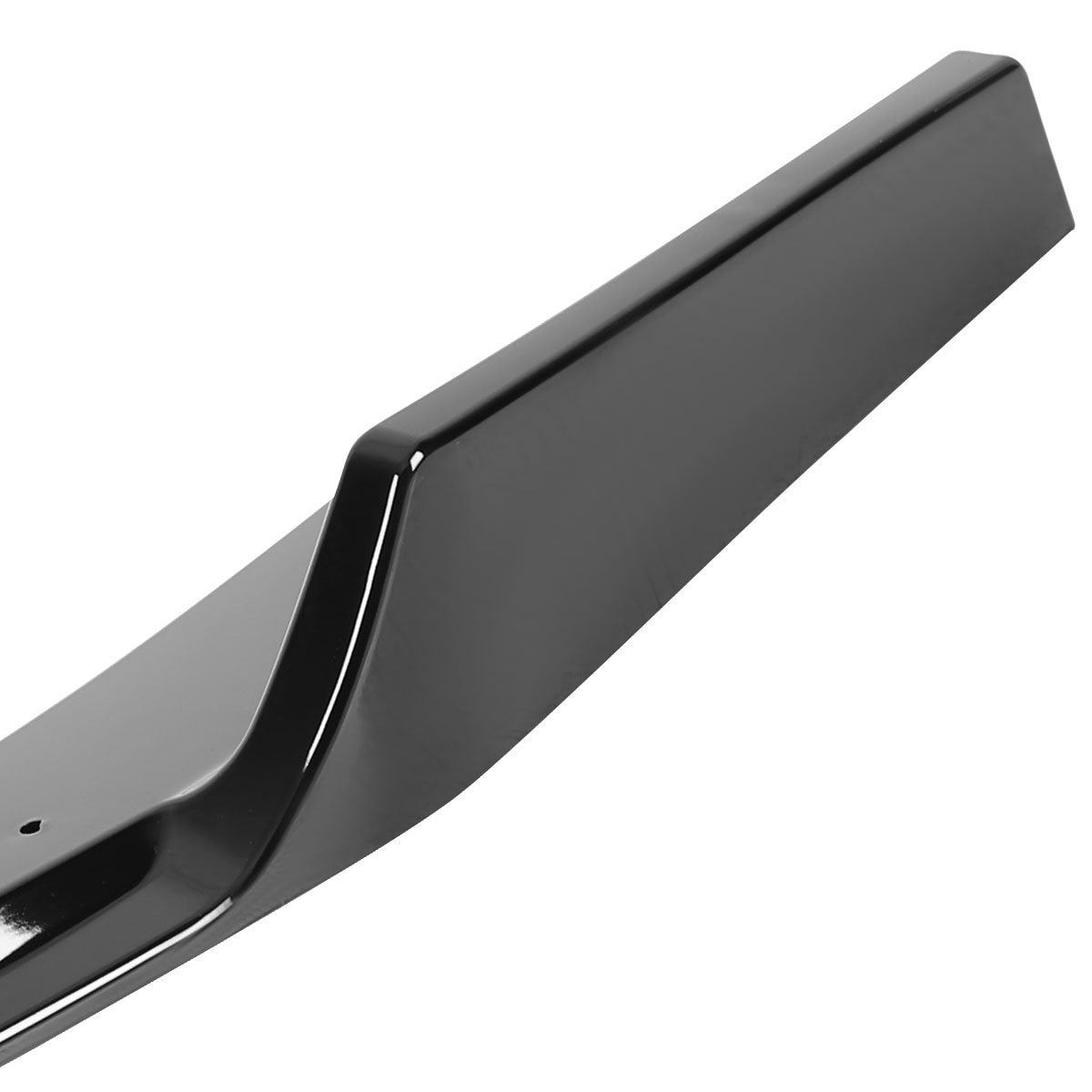 2016-2020 Honda Civic Sedan Glossy Black Polypropylene Rear Bumper Lip Diffuser Set