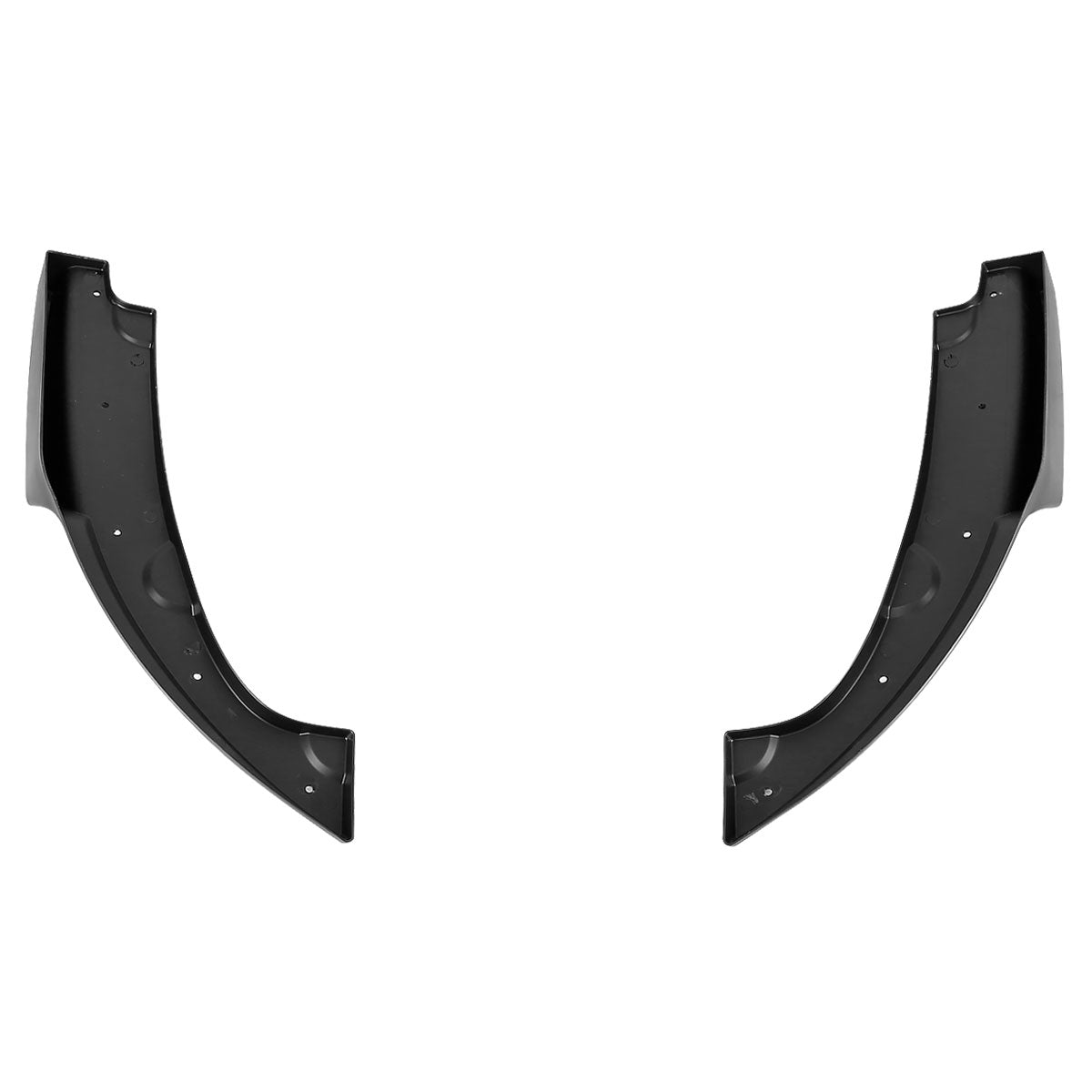 2016-2020 Honda Civic Sedan Glossy Black Polypropylene Rear Bumper Lip Diffuser Set