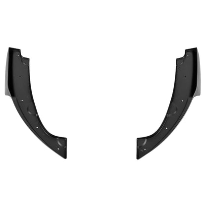 2016-2020 Honda Civic Sedan Glossy Black Polypropylene Rear Bumper Lip Diffuser Set