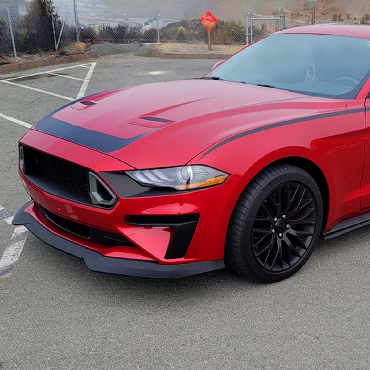2018-2022 Ford Mustang GT/Ecoboost Front Bumper Fog Light Vent Canards Cover