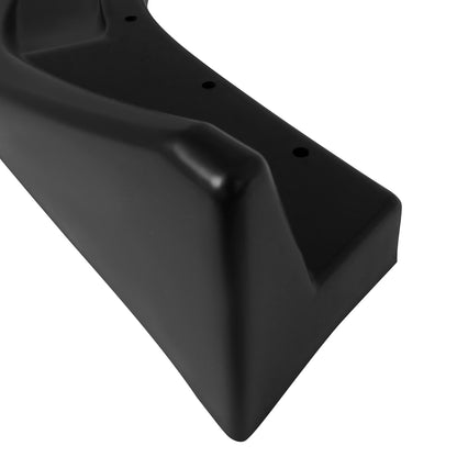Universal Matte Black Polypropylene Front Bumper Lip Splitters
