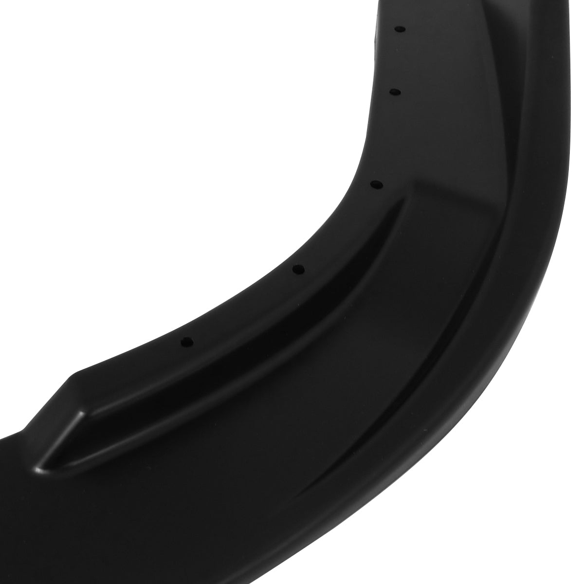 Universal Matte Black Polypropylene Front Bumper Lip Splitters