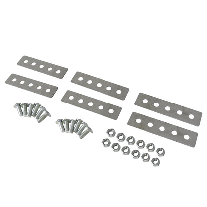 Universal Matte Black Polypropylene Front Bumper Lip Splitters