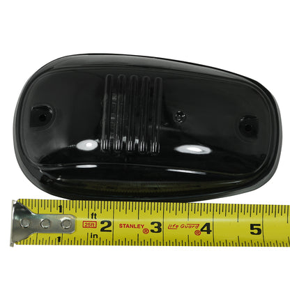 Universal 5PC Set Roof Cab Amber LED Lights (Black Housing/Smoked Lens)