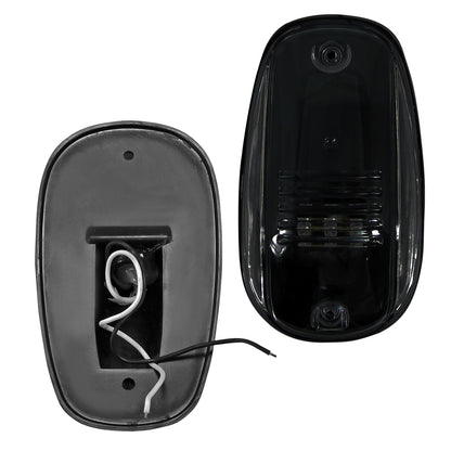 Universal 5PC Set Roof Cab Amber LED Lights (Black Housing/Smoked Lens)