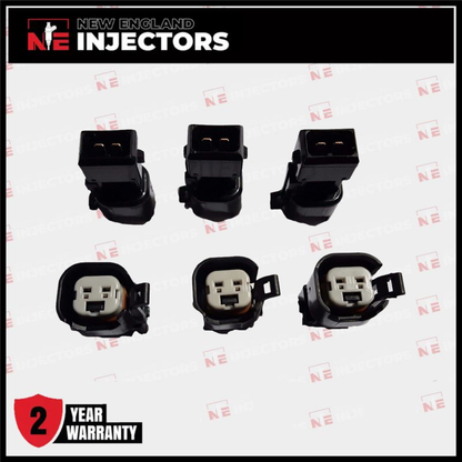 LS1 to LS2/LS3 Injector Adapters Bosch EV1 (Jetronic) to EV6/EV14 (USCAR) x6