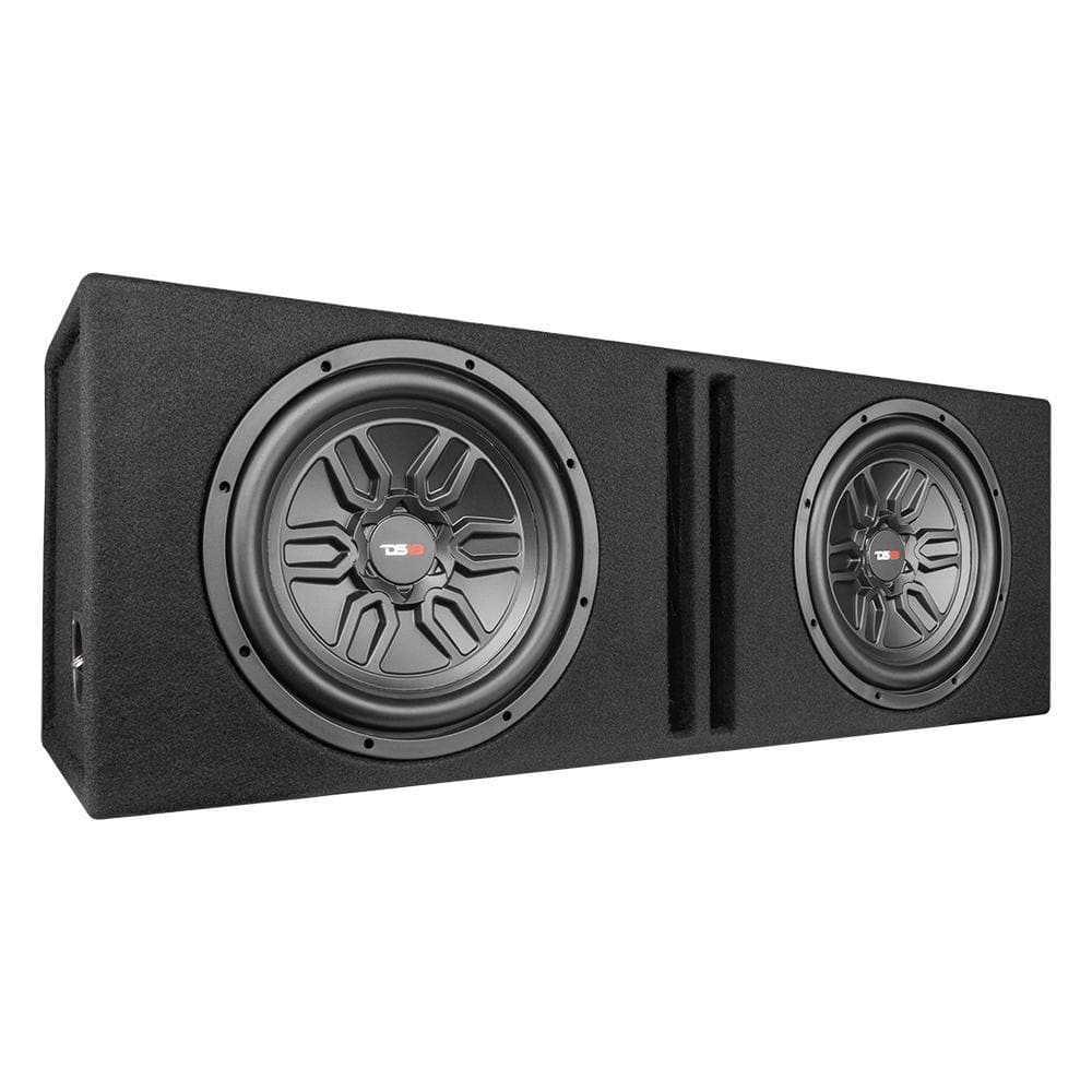 Bass Package 2 X SLC-MD12 In a Ported Box with S-1500.1/RD Amplifier and 4-GA Amp Kit 250 Watts Rms