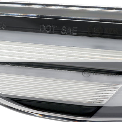 2012-2016 Porsche 911 Carrera 2017-2018 Boxster 718 Sequential LED Front Bumper Side Marker Turn Signal Lights (Chrome Housing / Clear Lens)