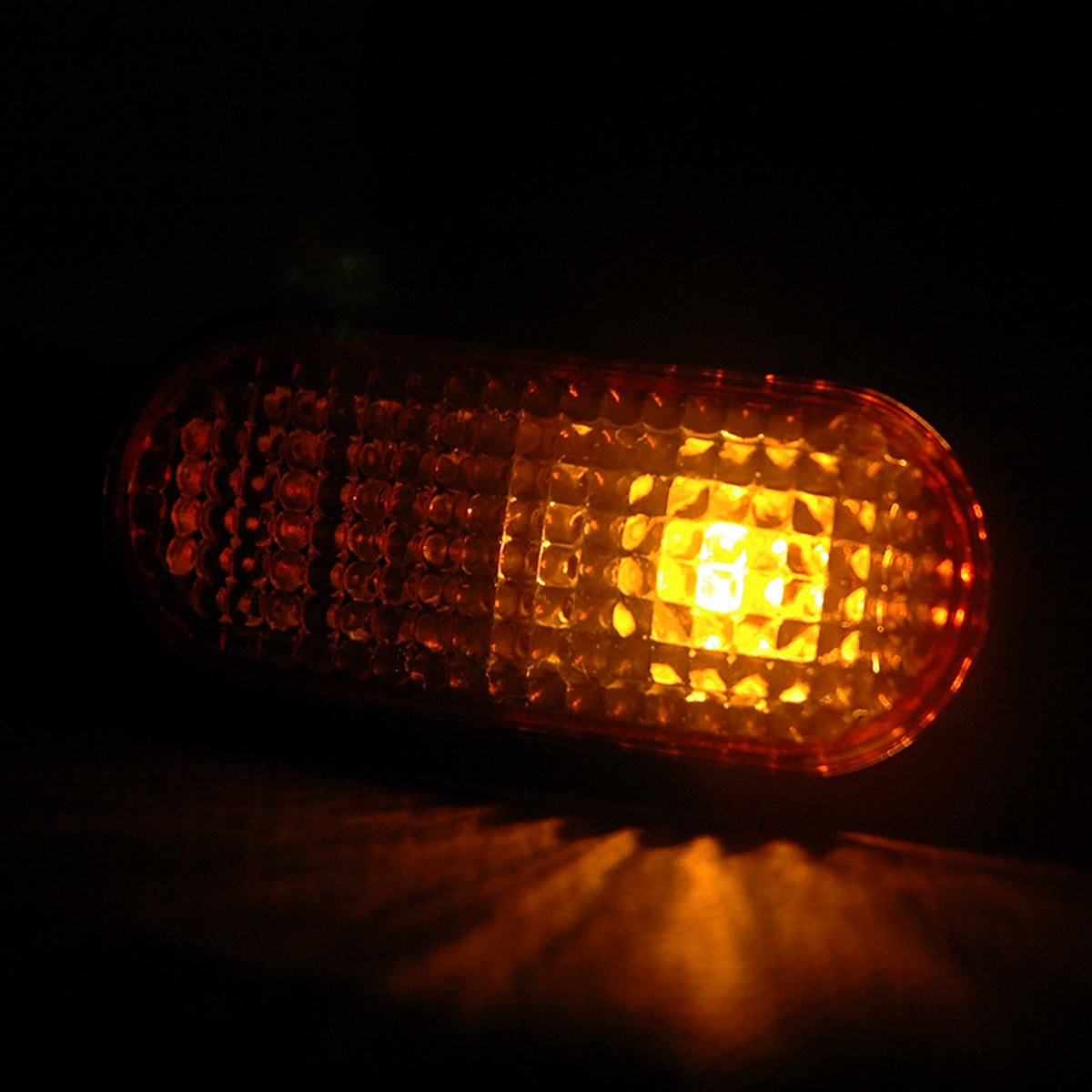 1992-1995 Honda Civic Amber Smoked Lens Side Marker Flat Style Lights
