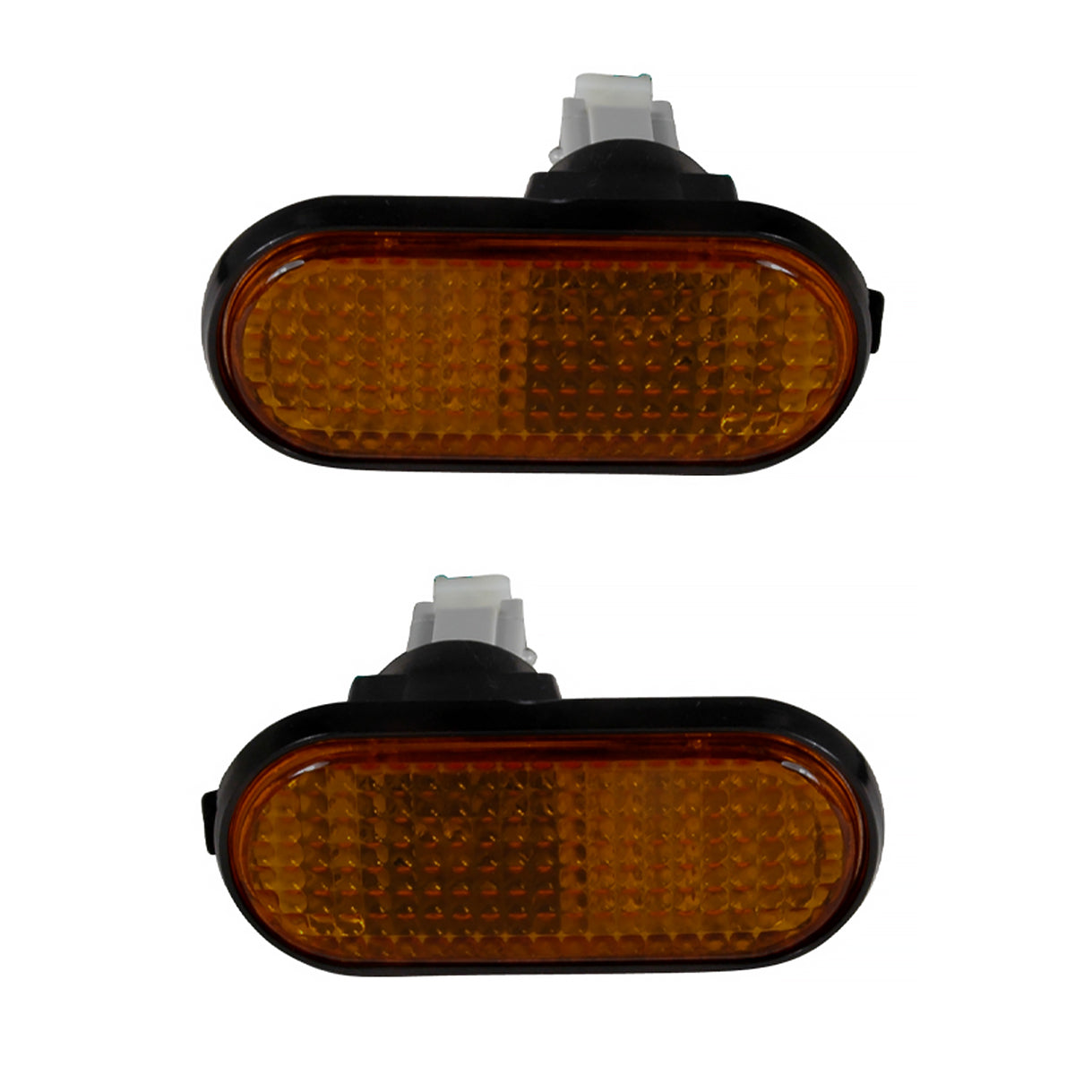 1992-1995 Honda Civic Amber Smoked Lens Side Marker Flat Style Lights
