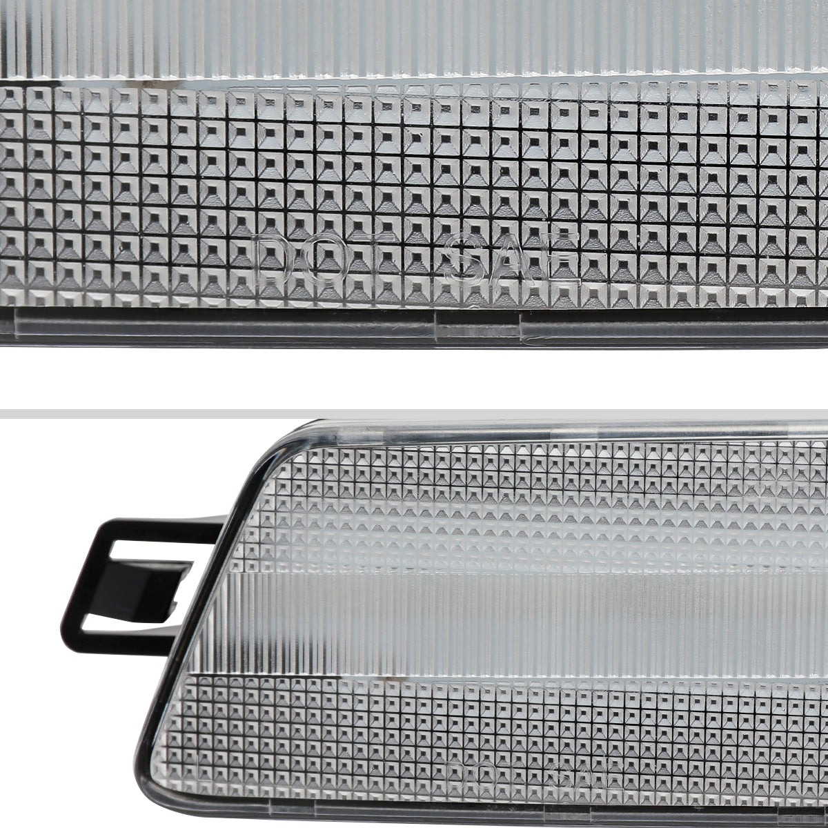 2014-2022 Porsche Macan Front Bumper LED Side Marker Turn Signal Lights (Chrome Housing / Clear Lens)
