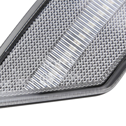 2019-2021 Ford Ranger 2PC LED Side Marker Lights (Chrome Housing/Clear Lens)
