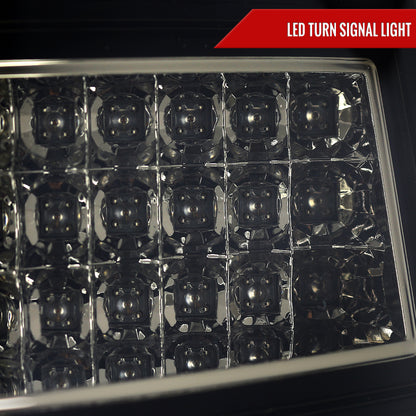 2005-2007 Chrysler 300C LED Tail Lights (Glossy Black Housing/Smoked Lens)