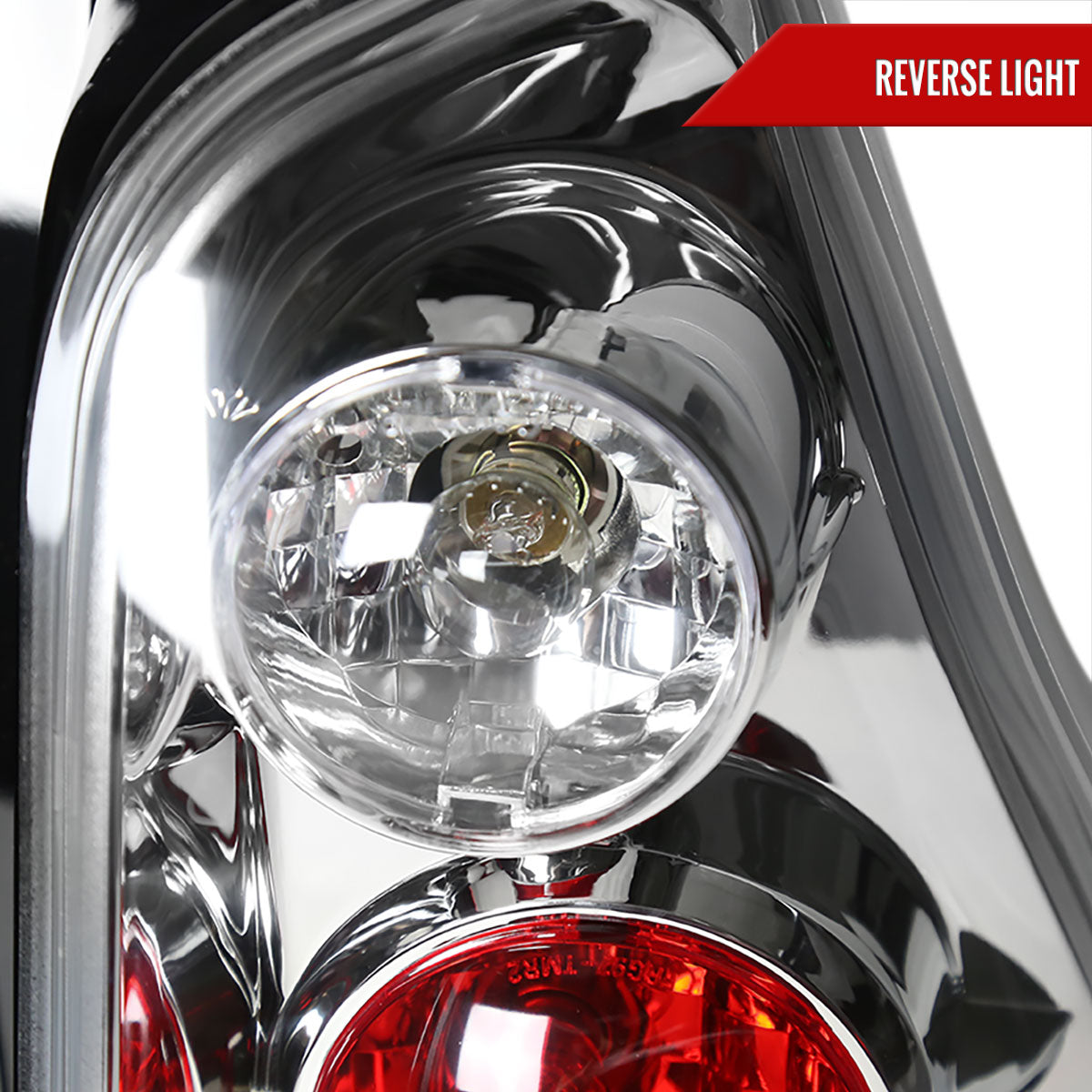 2003-2005 Toyota 4Runner Tail Lights (Chrome Housing/Clear Lens)
