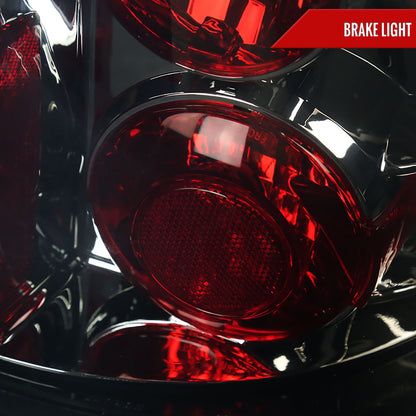 2003-2005 Toyota 4Runner Tail Lights (Chrome Housing/Smoked Lens)