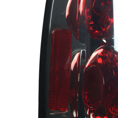 2003-2005 Toyota 4Runner Tail Lights (Chrome Housing/Smoked Lens)