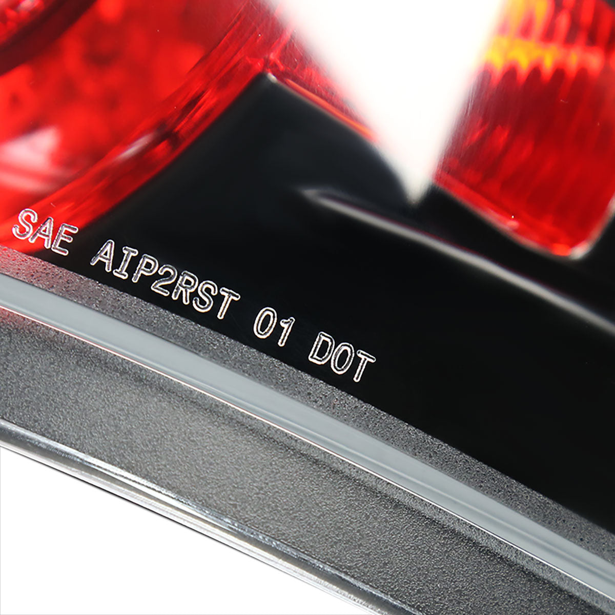 2003-2005 Toyota 4Runner Tail Lights (Matte Black Housing/Clear Lens)