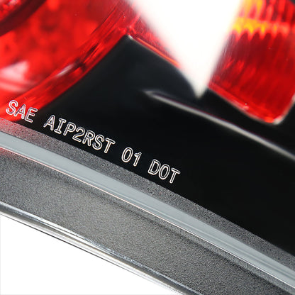 2003-2005 Toyota 4Runner Tail Lights (Matte Black Housing/Clear Lens)